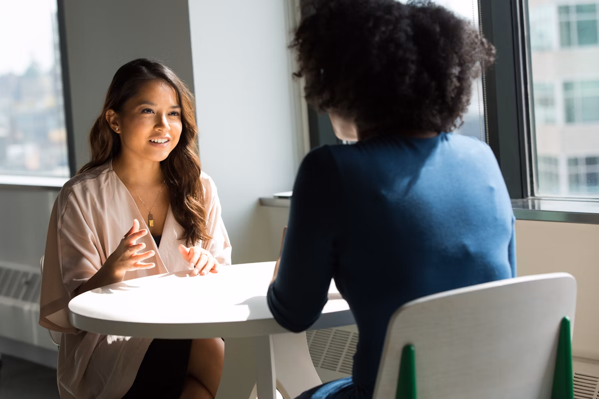 Professional experts discussing solutions and providing guidance